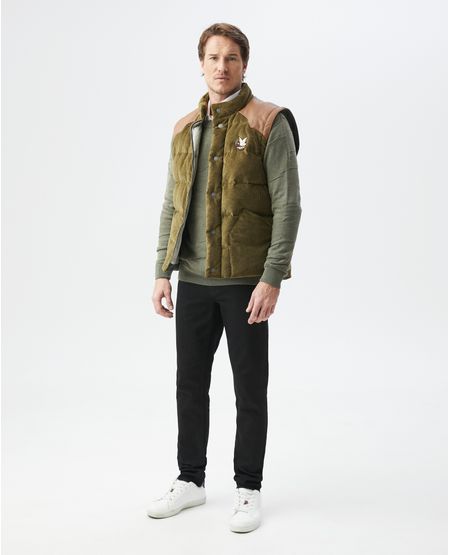 Jean de Hombre Straight Fit, Morrison, Bota Slim - Negro Mate