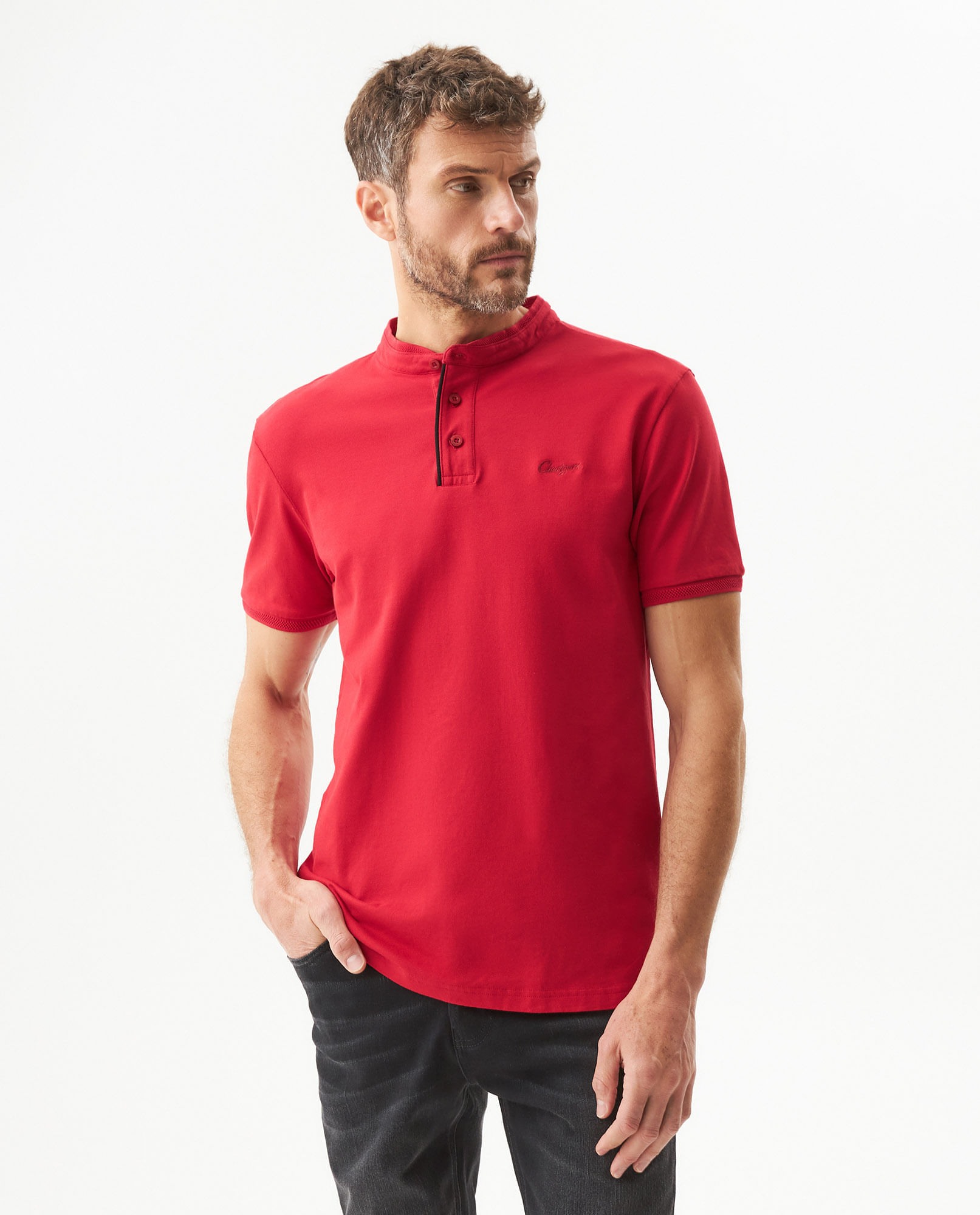 Camiseta Tipo Polo para Hombre