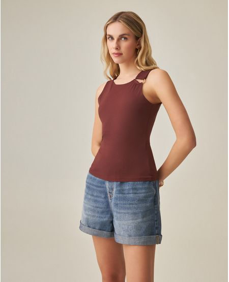 Top con Textura para Mujer