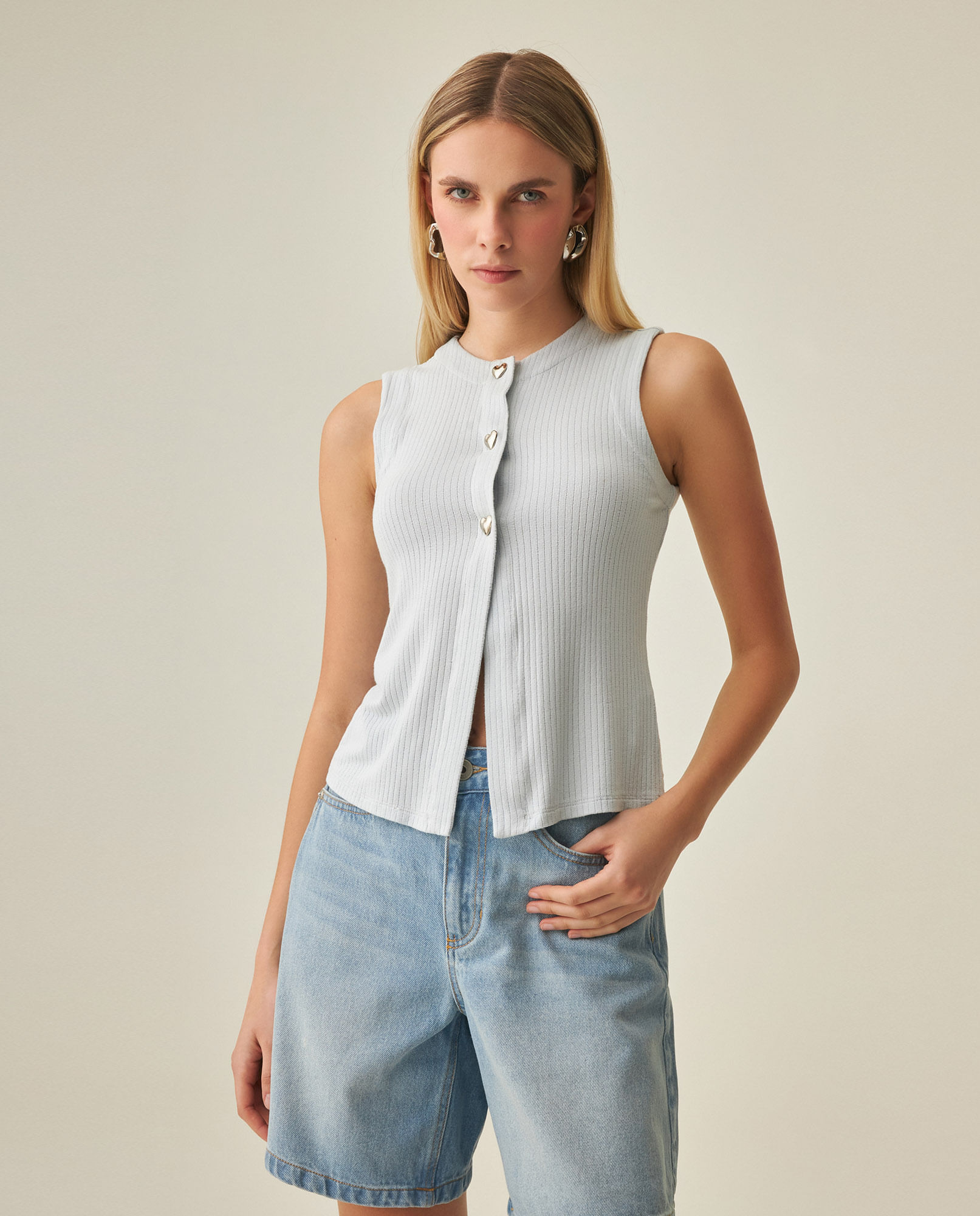 Top con Textura para Mujer